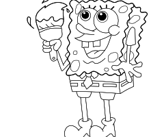 Coloriage bob l'éponge gratuit