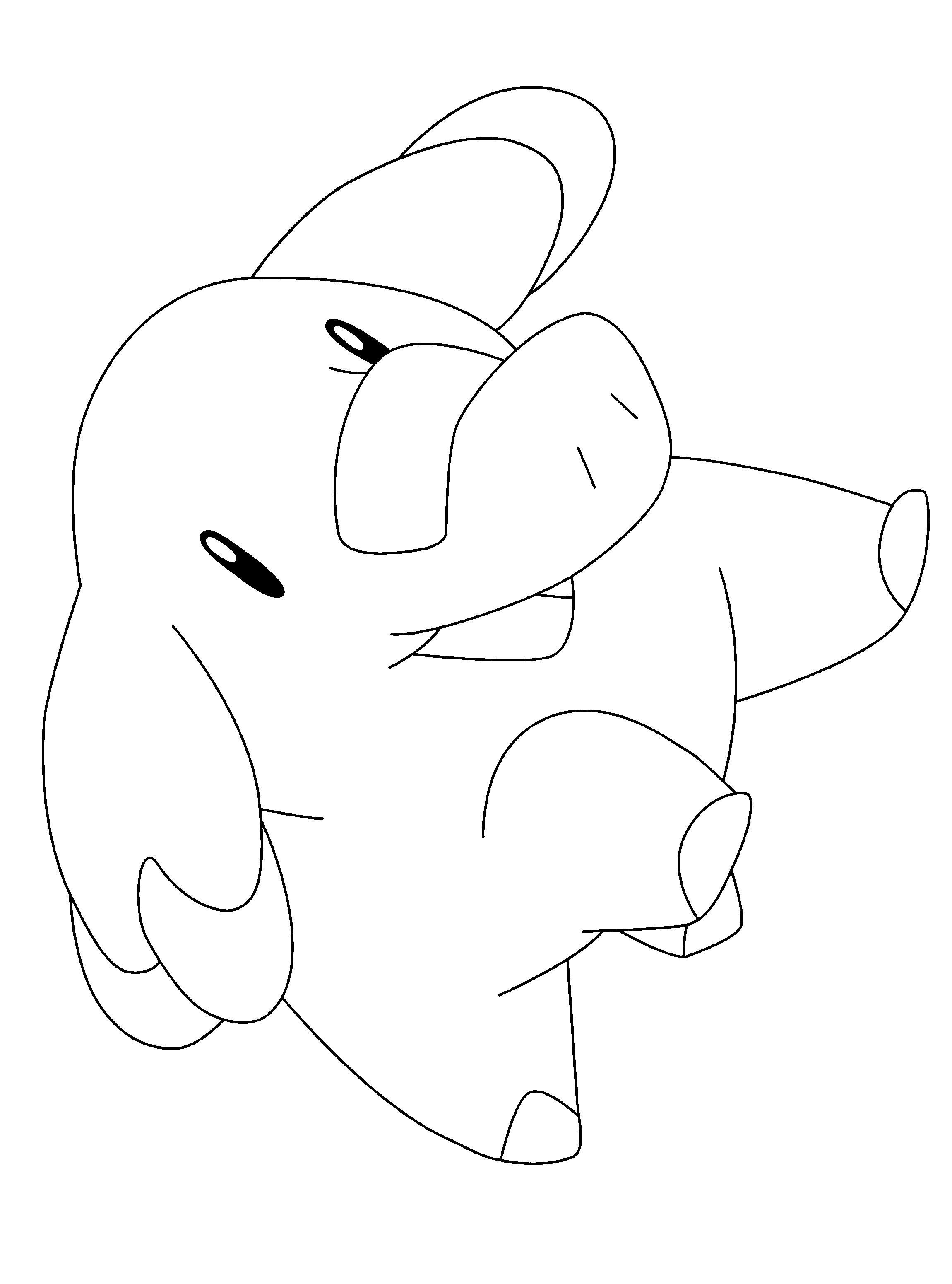 Coloriage Phanpy Pokemon