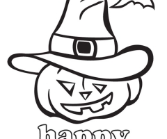 Coloriage Happy Halloween