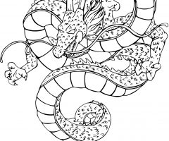 Coloriage Shenron DBZ